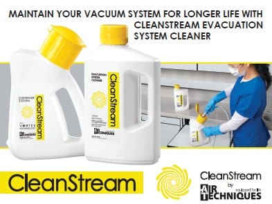 CleanStream Evacuation System Cleaner - Air Techniques